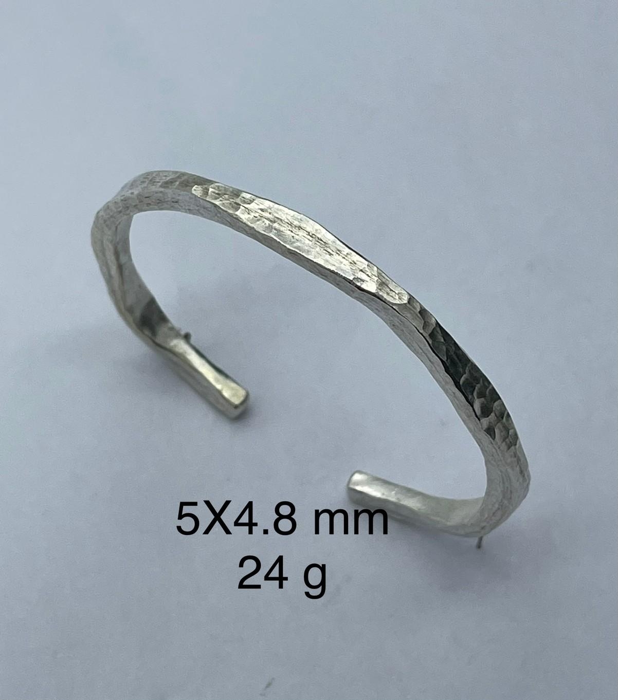 Thai Karen Hill Tribe Silver Bangle BG211TKSH51
