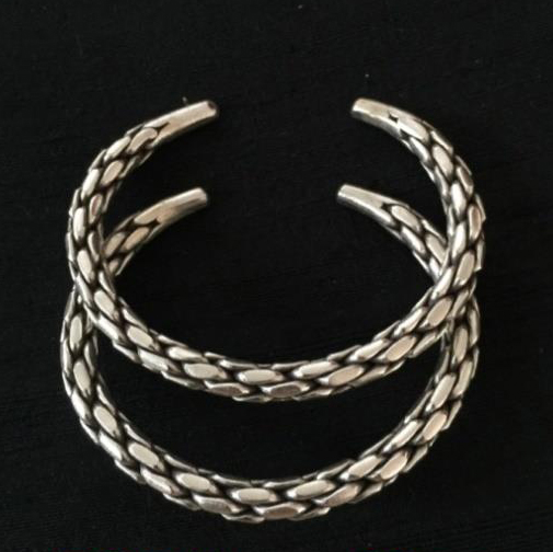 Thai Karen Hill Tribe Silver Bangle BG244