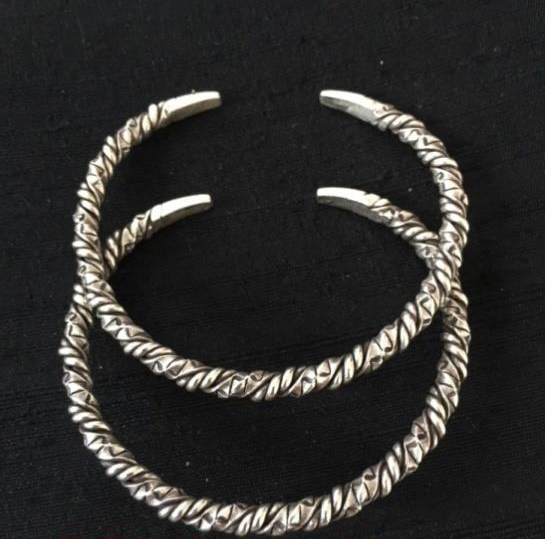 Thai Karen Hill Tribe Silver Bangle BG248