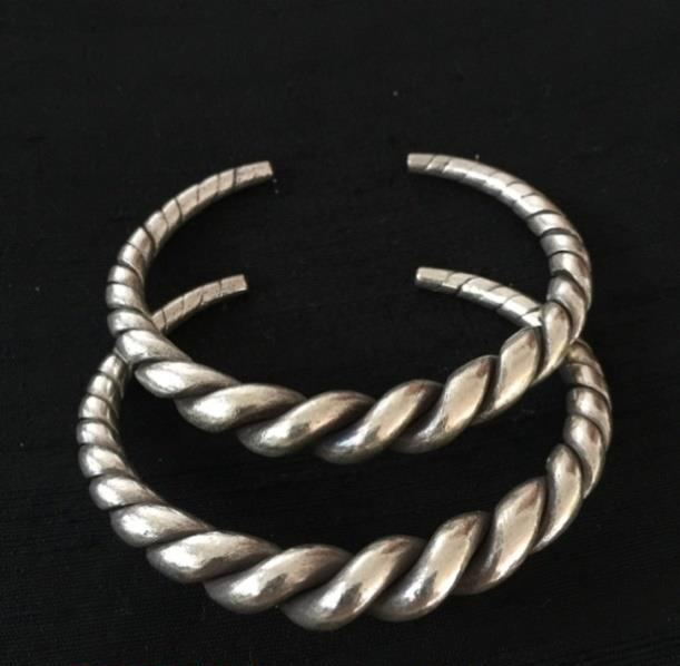 Thai Karen Hill Tribe Silver Bangle BG251
