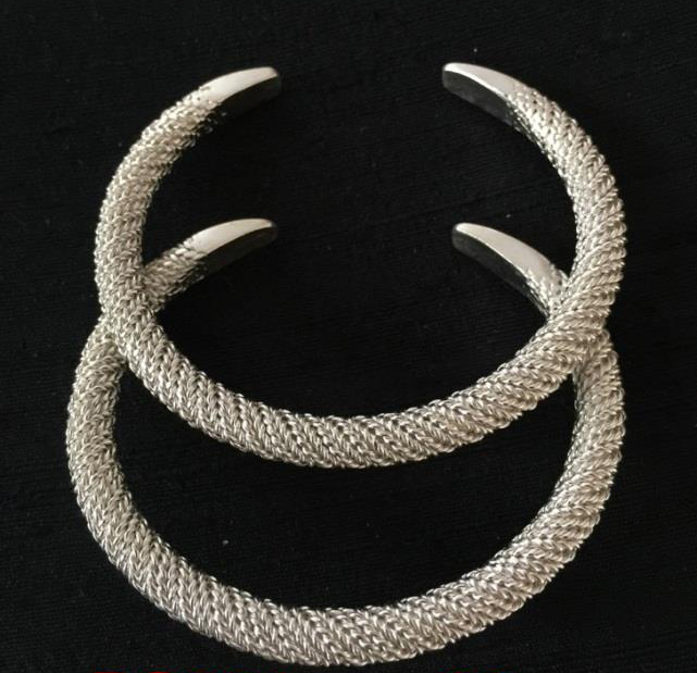 Thai Karen Hill Tribe Silver Bangle BG254