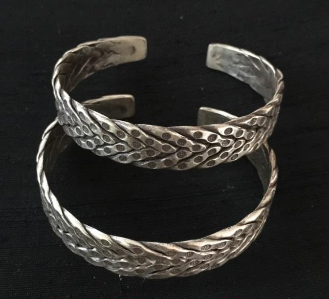 Thai Karen Hill Tribe Silver Bangle BG260