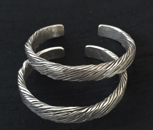 Thai Karen Hill Tribe Silver Bangle BG262