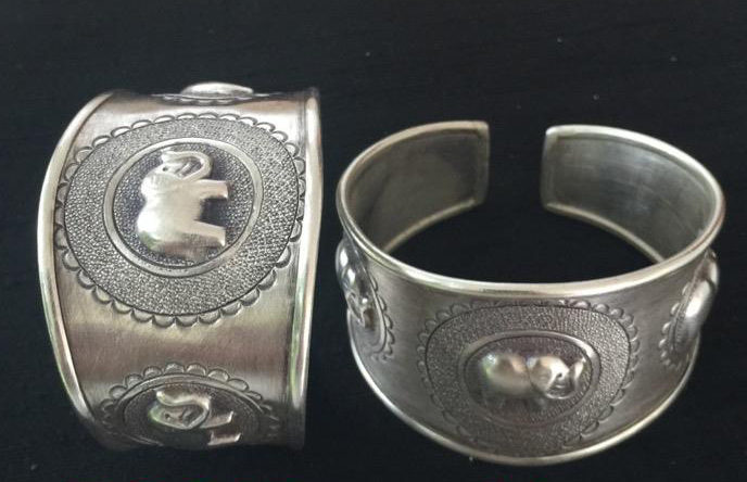 Thai Karen Hill Tribe Silver Bangle BG305