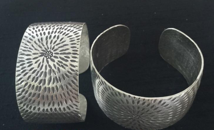 Thai Karen Hill Tribe Silver Bangle BG308