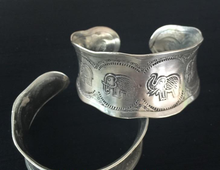 Thai Karen Hill Tribe Silver Bangle BG310