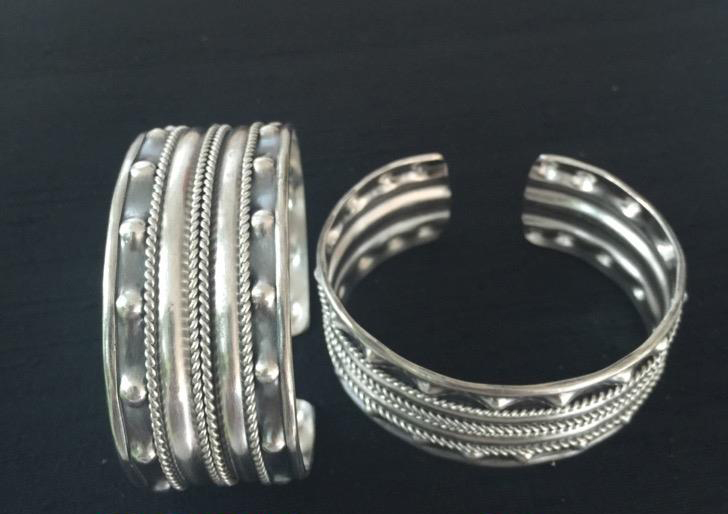 Thai Karen Hill Tribe Silver Bangle BG311