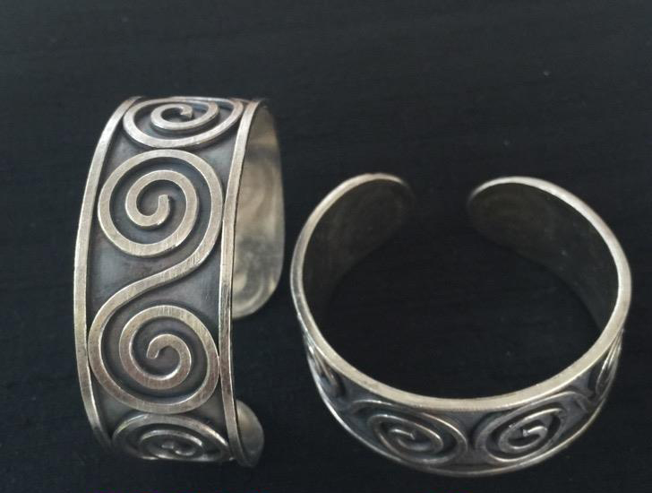 Thai Karen Hill Tribe Silver Bangle BG312