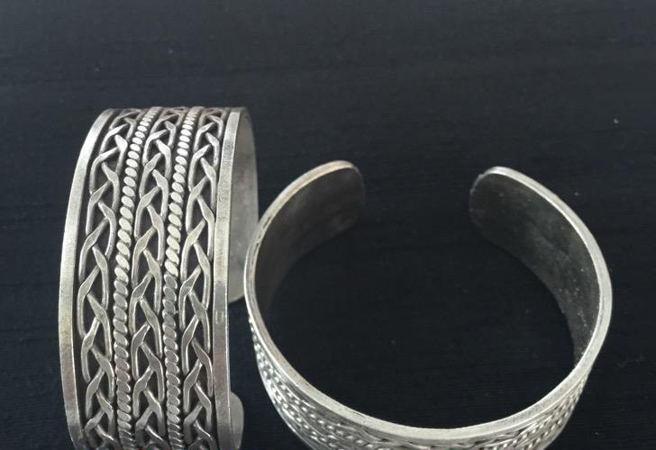 Thai Karen Hill Tribe Silver Bangle BG313