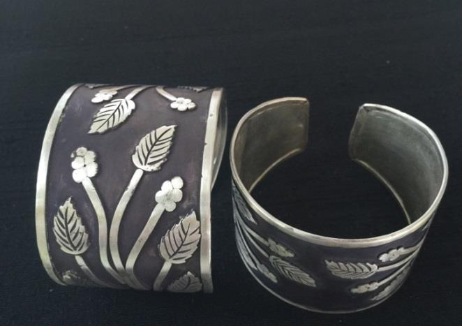 Thai Karen Hill Tribe Silver Bangle BG319