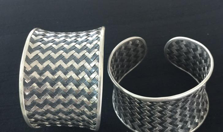 Thai Karen Hill Tribe Silver Bangle BG328
