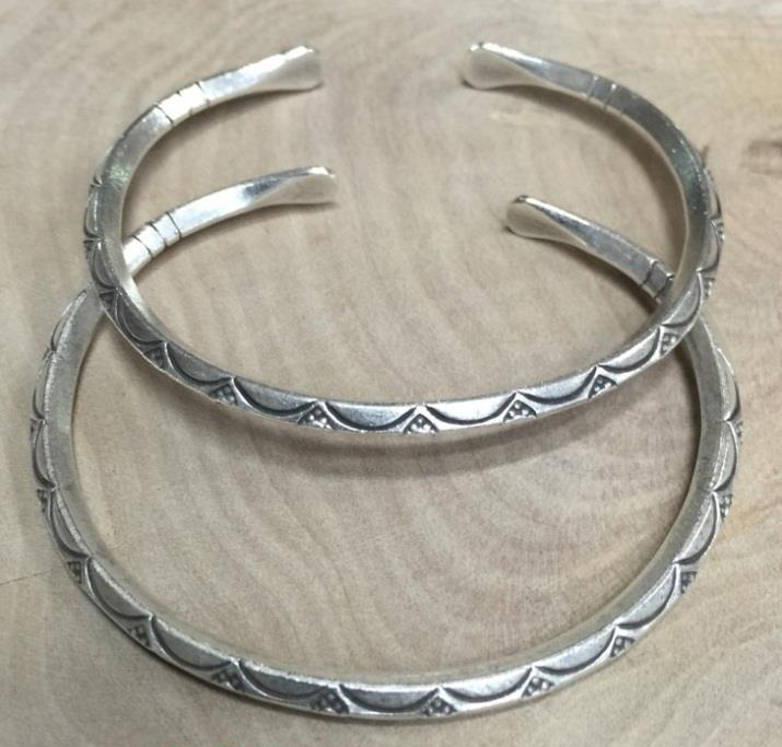 Thai Karen Hill Tribe Silver Bangle BG370