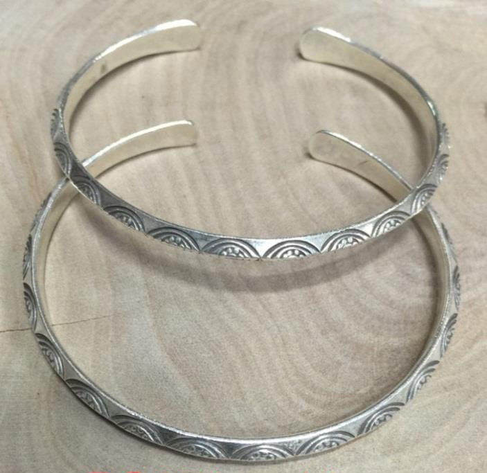 Thai Karen Hill Tribe Silver Bangle BG371