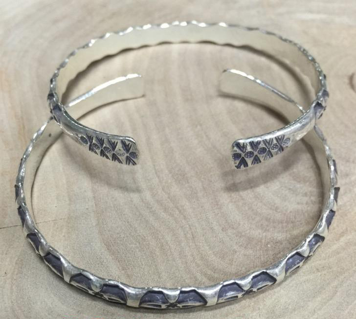 Thai Karen Hill Tribe Silver Bangle BG381