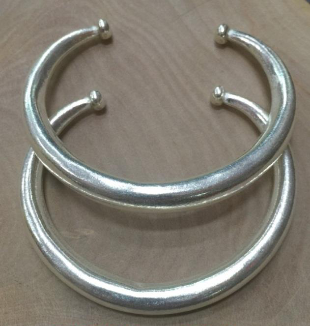 Thai Karen Hill Tribe Silver Bangle BG388