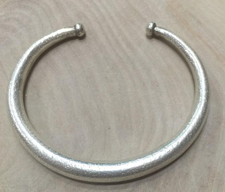Thai Karen Hill Tribe Silver Bangle BG389