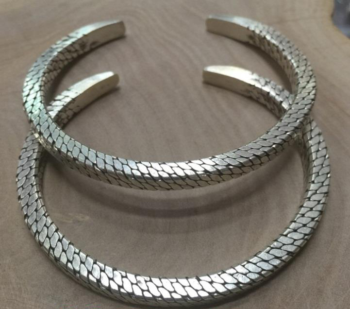 Thai Karen Hill Tribe Silver Bangle BG402