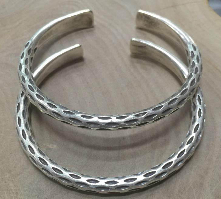 Thai Karen Hill Tribe Silver Bangle BG406