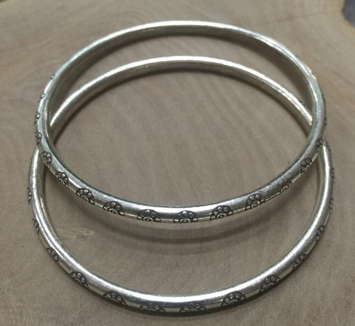 Thai Karen Hill Tribe Silver Bangle BG412