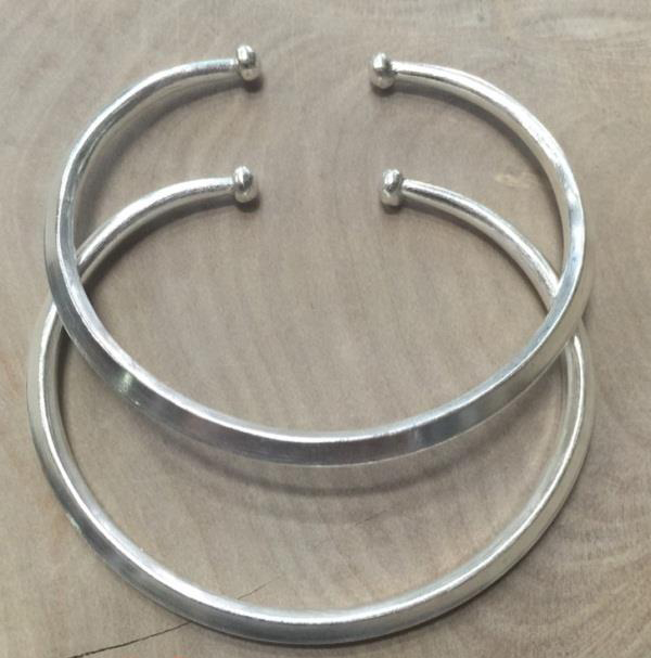 Thai Karen Hill Tribe Silver Bangle BG416
