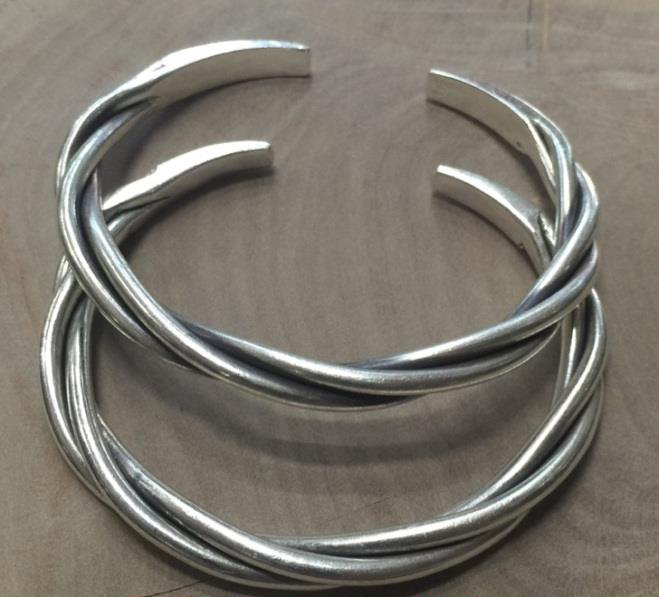 Thai Karen Hill Tribe Silver Bangle BG420