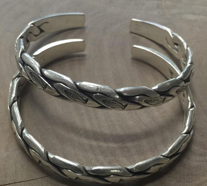Thai Karen Hill Tribe Silver Bangle BG421