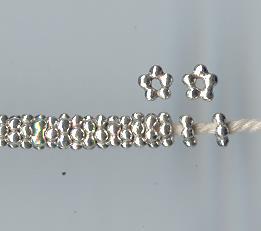 Thai Karen Hill Tribe Silver Beads BM102 (200 Beads)