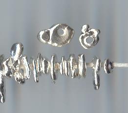 Thai Karen Hill Tribe Silver Beads BM107 (200 Beads)
