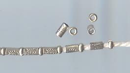 THAI KAREN HILL TRIBE SILVER BEADS BM148 (400 BEADS)