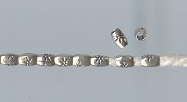 THAI KAREN HILL TRIBE SILVER BEADS BM152 (400 BEADS)