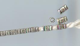 THAI KAREN HILL TRIBE SILVER BEADS BM167 (400 BEADS)