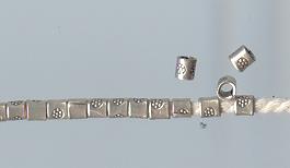 THAI KAREN HILL TRIBE SILVER BEADS BM172 (400 BEADS)