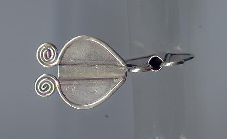 Thai Karen Hill Tribe Silver Beads Calotropis Flower Beads BL346 (2 Beads)