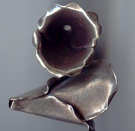 Thai Karen Hill Tribe Silver Beads  BL448 (5 Beads)
