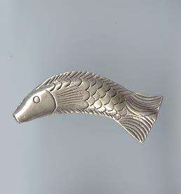 Thai Karen Hill Tribe Silver Beads Little Scallop Beads BL569 (1 Beads)