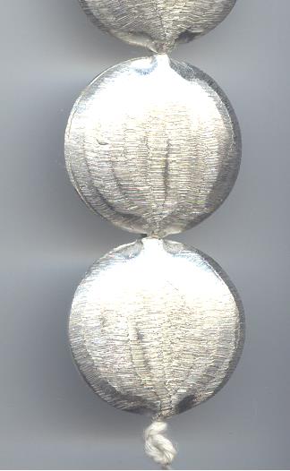 Thai Karen Hill Tribe Silver Beads Rugged Round Bead BL636 (1 Bead)