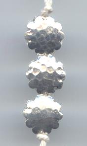 Thai Karen Hill Tribe Silver Beads BL660 (1 Bead)