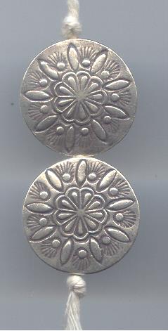 Thai Karen Hill Tribe Silver Beads BL731 (1 Bead)