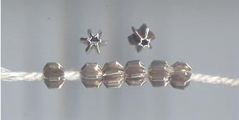 THAI KAREN HILL TRIBE SILVER BEADS BL763 (5 BEADS)
