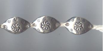 Thai Karen Hill Tribe Silver Beads BL781 (4 Beads)