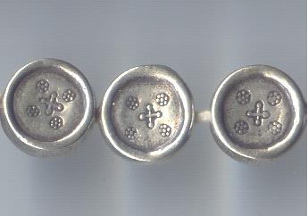 Thai Karen Hill Tribe Silver Beads BL805 (3 Beads)