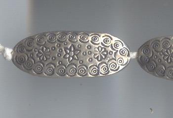 Thai Karen Hill Tribe Silver Beads BL809 (2 Beads)
