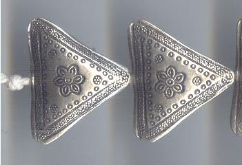 Thai Karen Hill Tribe Silver Beads BL810 (3 Beads)