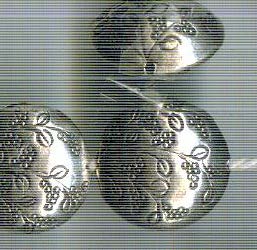 Thai Karen Hill Tribe Silver Beads BL846 (4 Beads)