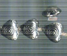 Thai Karen Hill Tribe Silver Beads BL859 (5 Beads)