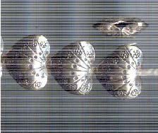 Thai Karen Hill Tribe Silver Beads BL860 (5 Beads)