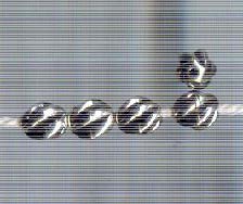 Thai Karen Hill Tribe Silver Beads BL867 (5 Beads)