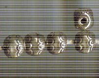 Thai Karen Hill Tribe Silver Beads BL873 (5 Beads)