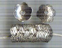 Thai Karen Hill Tribe Silver Beads BL875 (25 Beads)