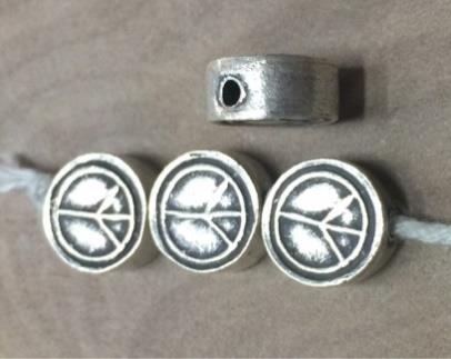 Thai Karen Hill Tribe Silver Beads BL928 (5 Beads)